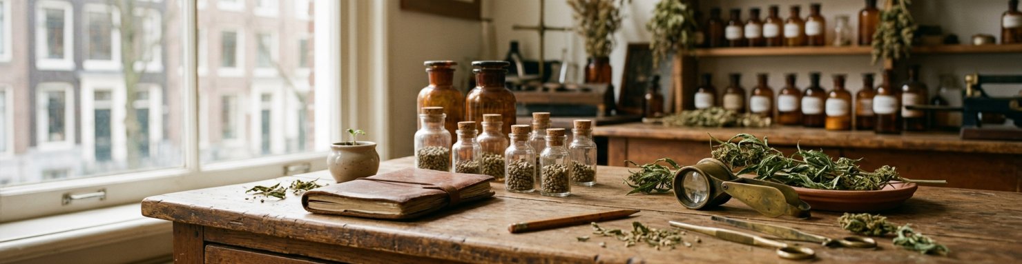 Atelier du breeder Soma Seeds à Amsterdam, berceau de la NYC Diesel