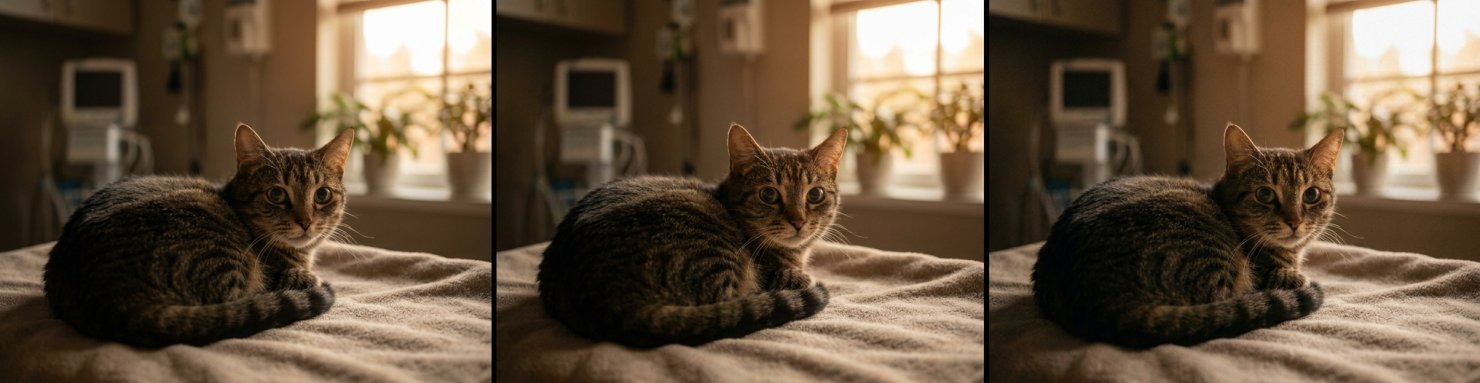 Chat domestique aux pupilles dilatées présentant les premiers signes d'intoxication au cannabis chez le chat