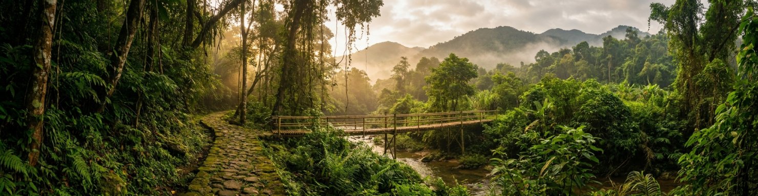 Forêt tropicale vietnamienne, berceau de la landrace sativa Vietnamese Black