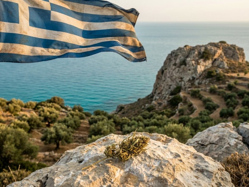 Cannabis en Crète : cadre légal grec, hachich crétois et patrimoine cannabique de l'île