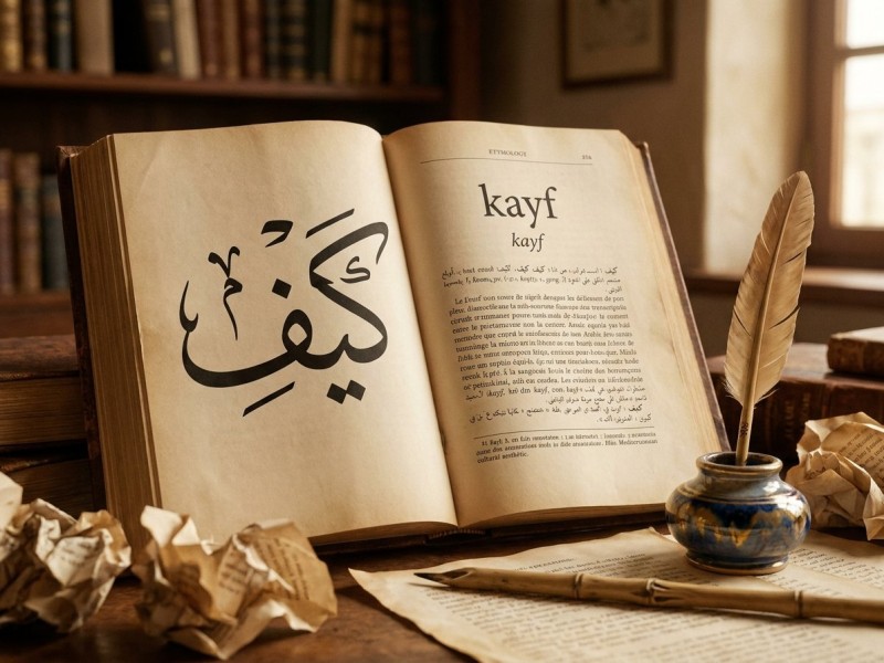 Origine du mot kif : étymologie arabe, glissement de sens vers kiffer et héritage linguistique du haschich