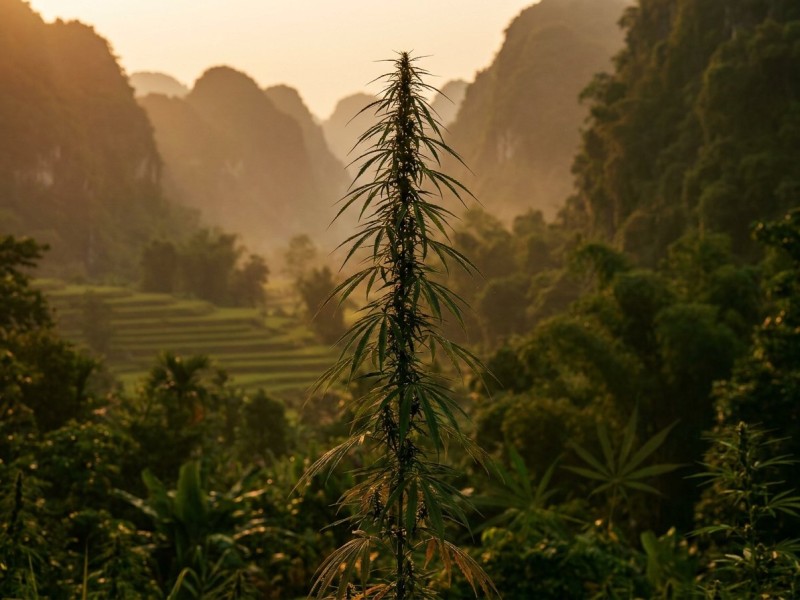 Landraces sativa tropicales d'Asie : guide botanique des génétiques natives de Thaïlande, Laos, Cambodge et Vietnam