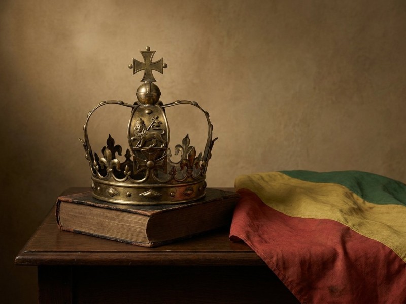 Hailé Sélassié, empereur d'Éthiopie et figure messianique du mouvement rastafari