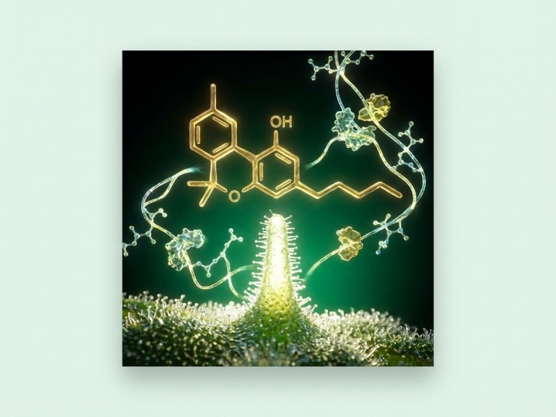 Biosynthèse des cannabinoïdes : THC, CBD et voie MEP dans les trichomes