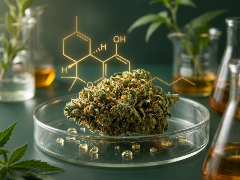 THCA : qu'est-ce que l'acide tétrahydrocannabinolique, précurseur acide du THC