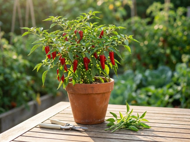 Tailler les piments : quand, comment et pourquoi tailler un plant de piment