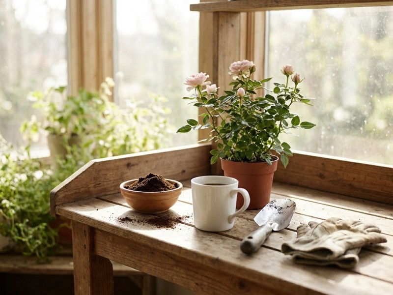 Marc de café pour les plantes : bienfaits réels, plantes qui l'aiment, erreurs à éviter et bons usages au jardin