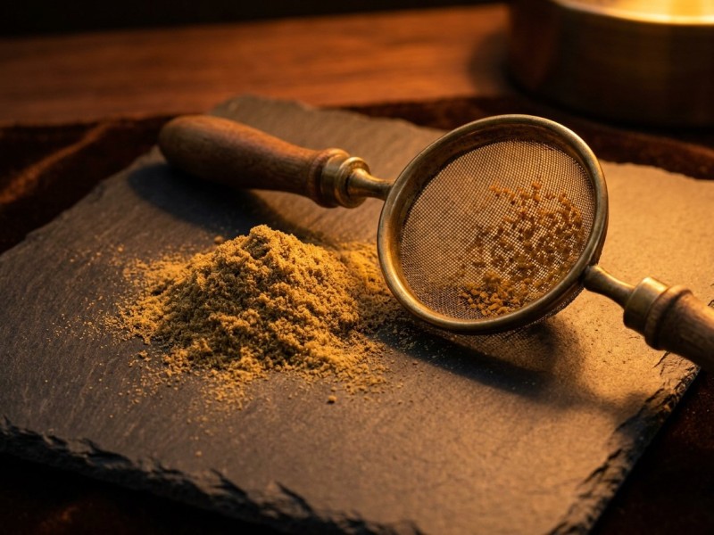 Dry sift : histoire, science et patrimoine du hash tamisé à sec
